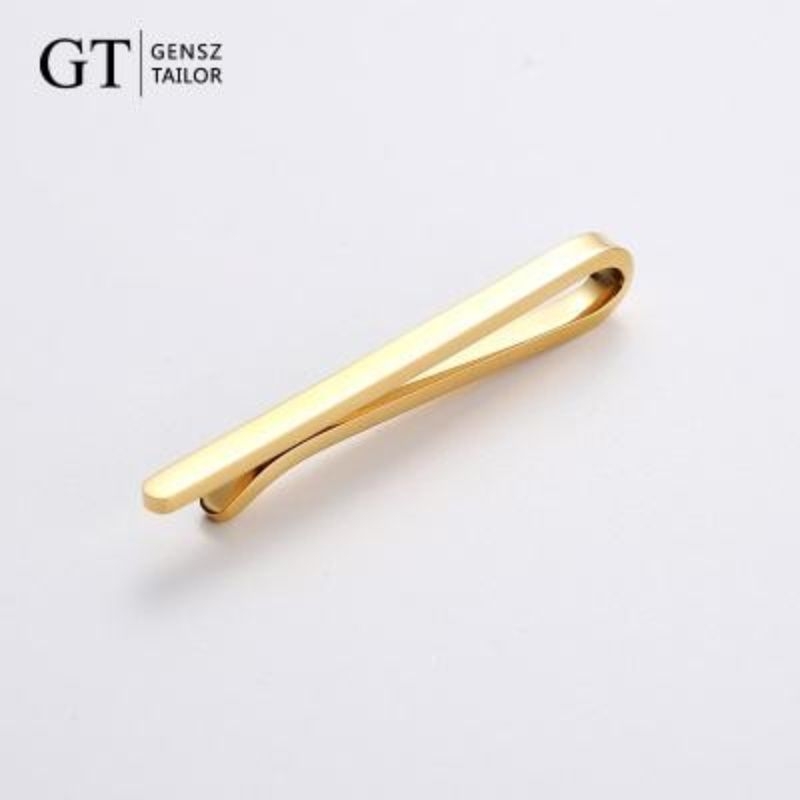 Kravatu klips no 304 nerūsējošā tērauda, plāns, daudzpusīgs, formāls vīriešu aksesuārs