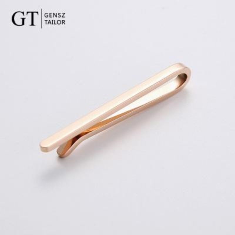 Kravatu klips no 304 nerūsējošā tērauda, plāns, daudzpusīgs, formāls vīriešu aksesuārs