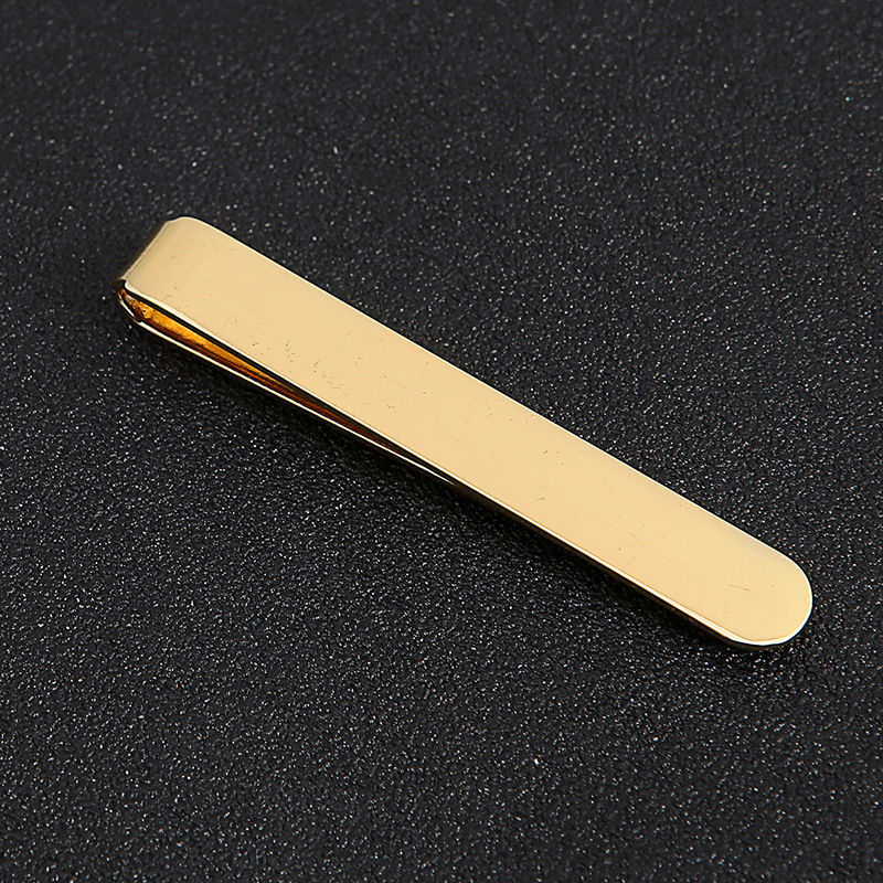 Kravatu klips no 304 nerūsējošā tērauda, plāns, daudzpusīgs, formāls vīriešu aksesuārs