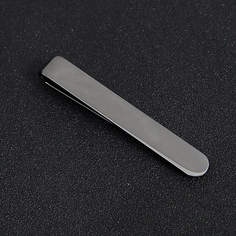 Kravatu klips no 304 nerūsējošā tērauda, plāns, daudzpusīgs, formāls vīriešu aksesuārs