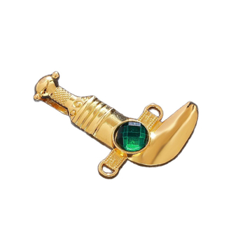 Kaklasaistes klips no cinka sakausējuma, ģeometriska forma, universāls, apkakles zieds dizains, pielāgotas zīmējumi