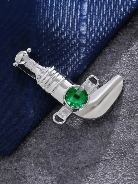 Kaklasaistes klips no cinka sakausējuma, ģeometriska forma, universāls, apkakles zieds dizains, pielāgotas zīmējumi