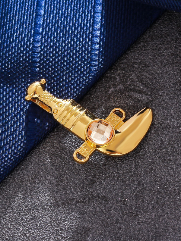 Kaklasaistes klips no cinka sakausējuma, ģeometriska forma, universāls, apkakles zieds dizains, pielāgotas zīmējumi