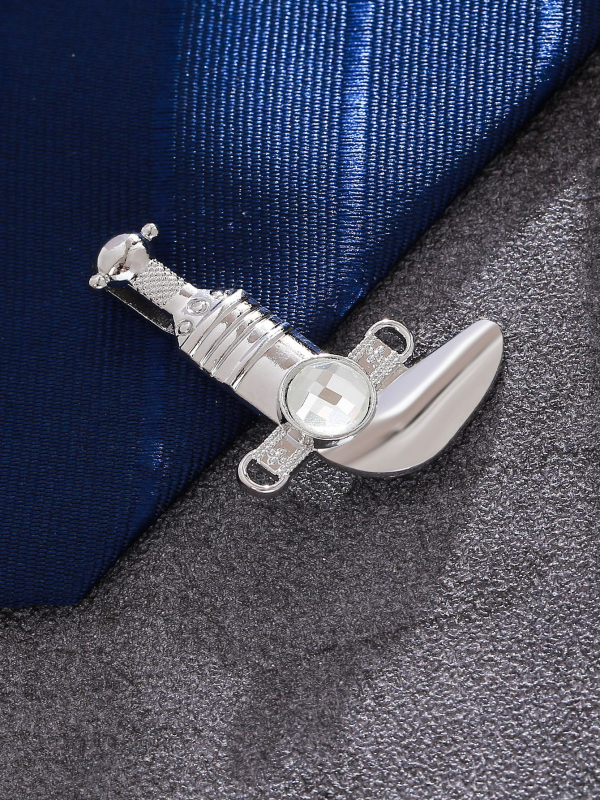 Kaklasaistes klips no cinka sakausējuma, ģeometriska forma, universāls, apkakles zieds dizains, pielāgotas zīmējumi