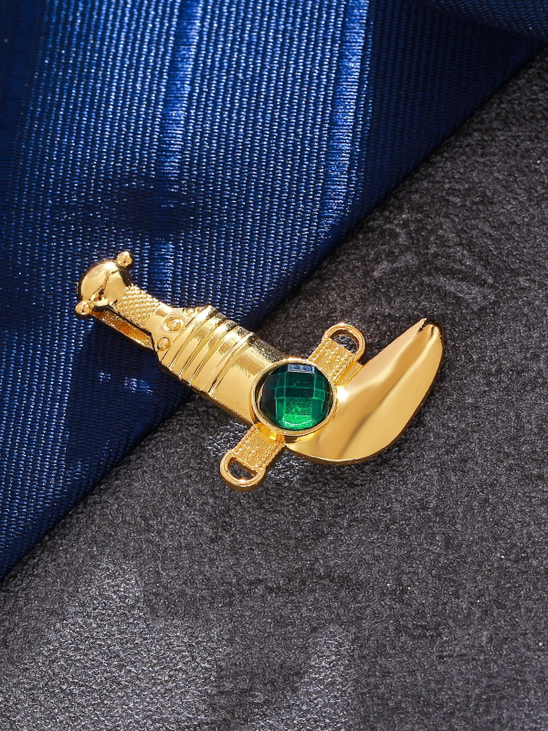 Kaklasaistes klips no cinka sakausējuma, ģeometriska forma, universāls, apkakles zieds dizains, pielāgotas zīmējumi