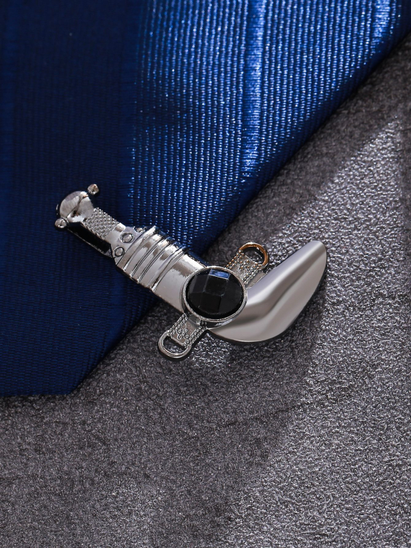 Kaklasaistes klips no cinka sakausējuma, ģeometriska forma, universāls, apkakles zieds dizains, pielāgotas zīmējumi