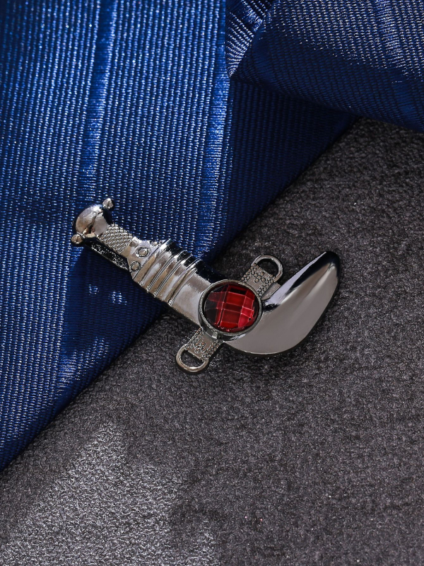 Kaklasaistes klips no cinka sakausējuma, ģeometriska forma, universāls, apkakles zieds dizains, pielāgotas zīmējumi