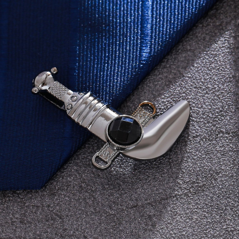 Kaklasaistes klips no cinka sakausējuma, ģeometriska forma, universāls, apkakles zieds dizains, pielāgotas zīmējumi