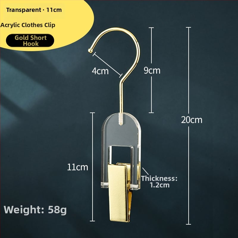 Glabāšanas skava – akrils, iepakojumā 100 gab., Gaisīgs luksuss, 2020