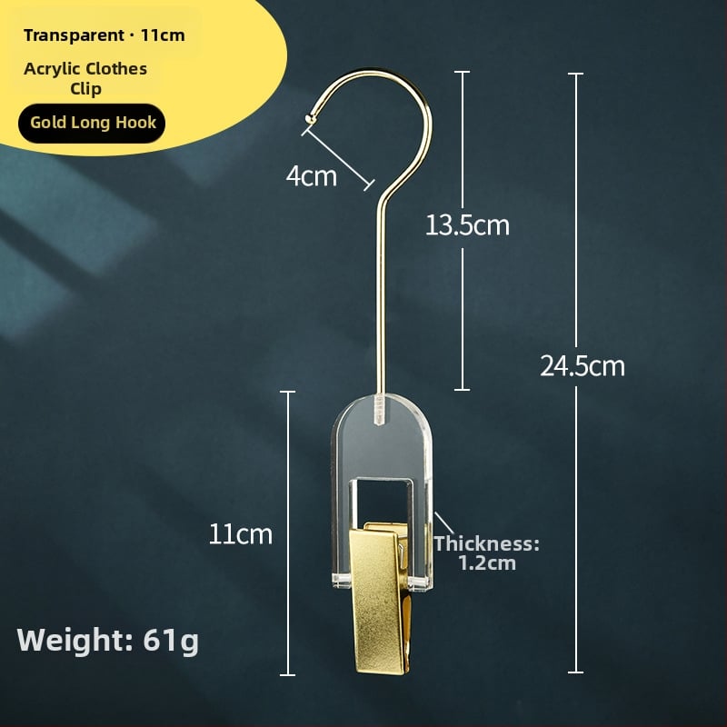Glabāšanas skava – akrils, iepakojumā 100 gab., Gaisīgs luksuss, 2020