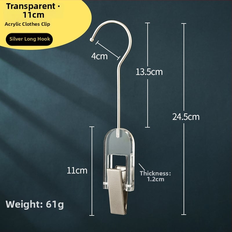 Glabāšanas skava – akrils, iepakojumā 100 gab., Gaisīgs luksuss, 2020