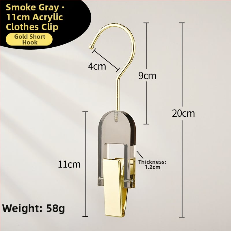 Glabāšanas skava – akrils, iepakojumā 100 gab., Gaisīgs luksuss, 2020