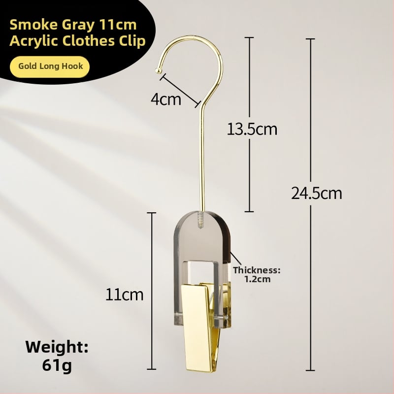 Glabāšanas skava – akrils, iepakojumā 100 gab., Gaisīgs luksuss, 2020