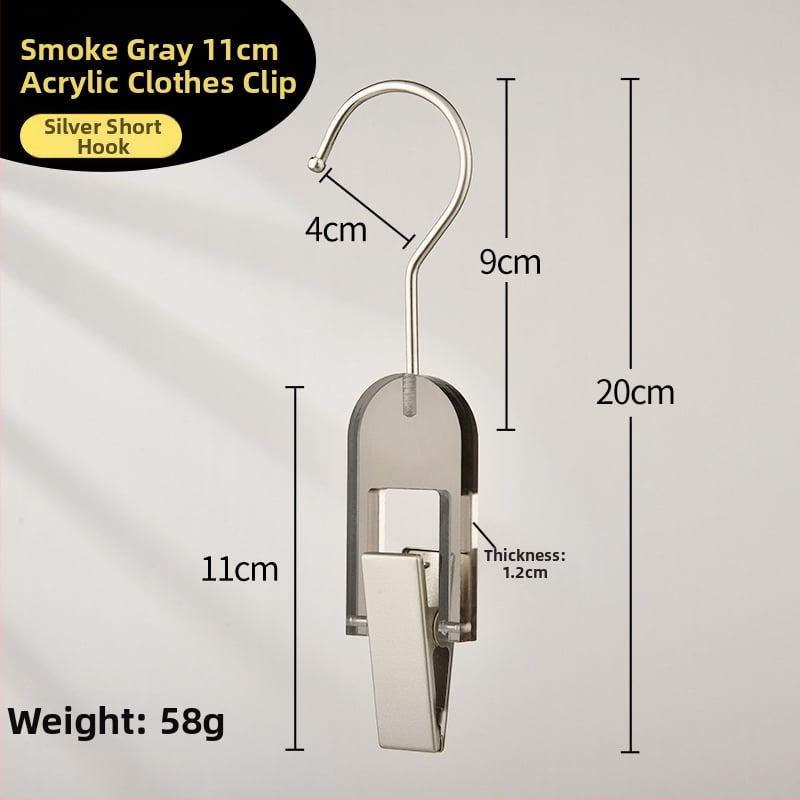 Glabāšanas skava – akrils, iepakojumā 100 gab., Gaisīgs luksuss, 2020