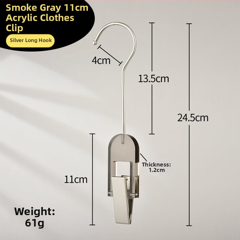 Glabāšanas skava – akrils, iepakojumā 100 gab., Gaisīgs luksuss, 2020