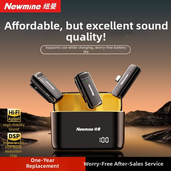 Newman MC200 Lavalier Mikrofonas su omnidirekcinė priėmimo, įmontuota baterija 300–500 mAh, baterijos veikimo laikas 6–8 valandos, SNR ≥85 dB