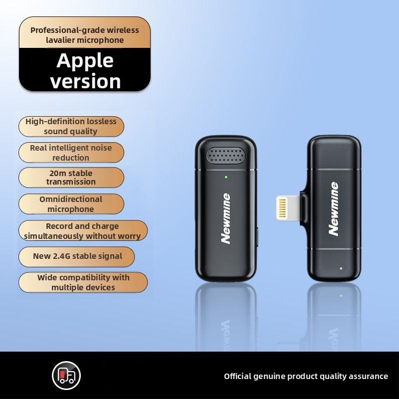 Newman MC200 Lavalier Mikrofonas su omnidirekcinė priėmimo, įmontuota baterija 300–500 mAh, baterijos veikimo laikas 6–8 valandos, SNR ≥85 dB