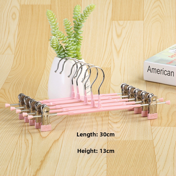 Metallist pükste hoidik libisemiskindla klambriga - 10 tk, logotüübi kohandamine