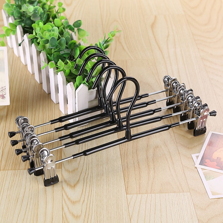 Metallist pükste hoidik libisemiskindla klambriga - 10 tk, logotüübi kohandamine