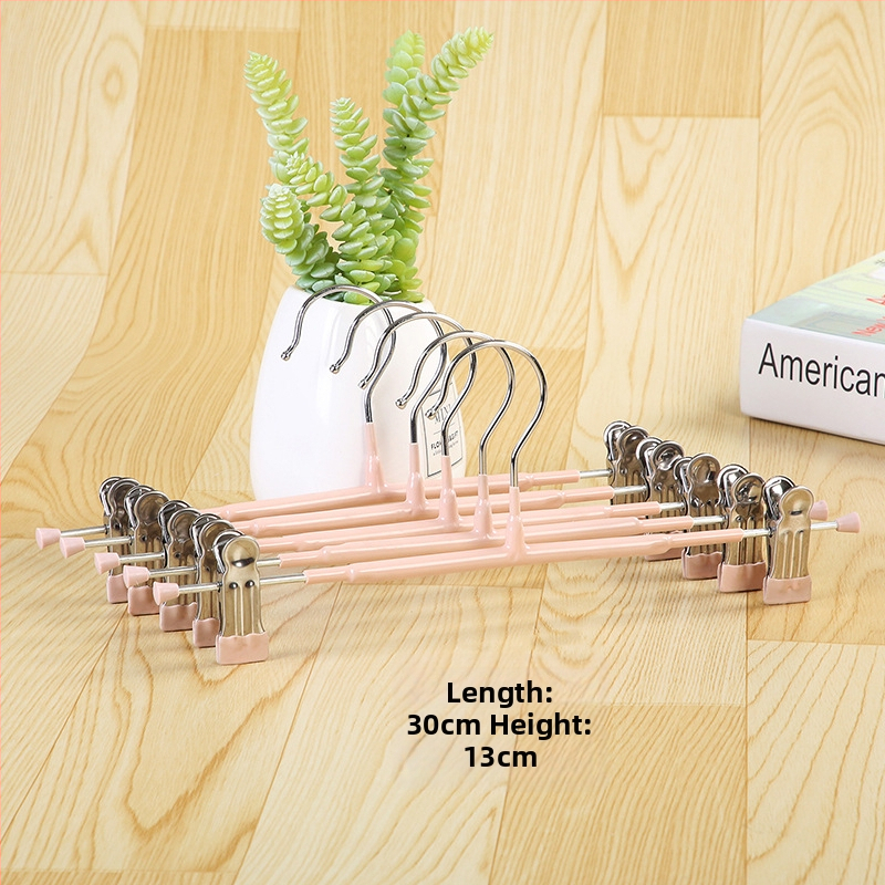 Metallist pükste hoidik libisemiskindla klambriga - 10 tk, logotüübi kohandamine