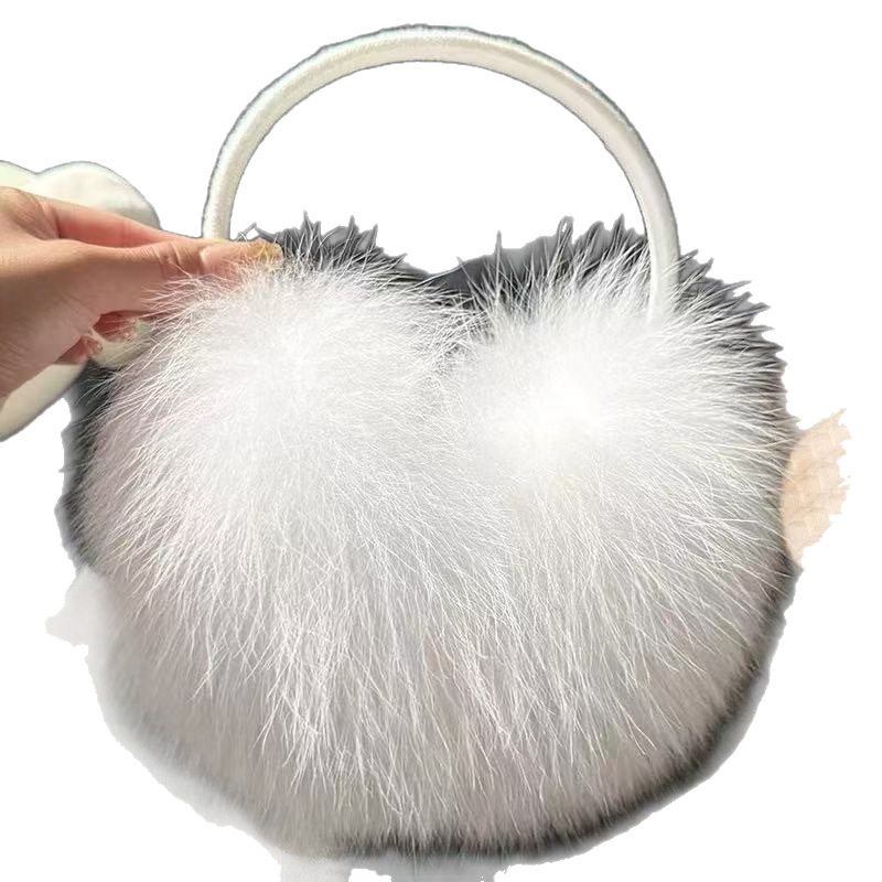 earmuffs από γούνα αλεπούς – παχιά και ζεστά, unisex, ενήλικες, μάρκα Yunlu; χειμώνας/φθινόπωρο/άνοιξη