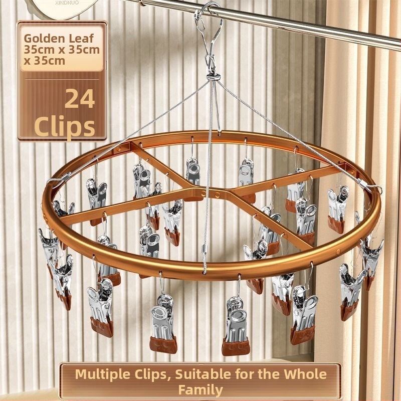 Džiovinimo klipsai – Aliuminio lydinio kojinių klipsai su nerūdijančio plieno komponentais, 50 vnt., skirtas apatiniam drabužiui, kojinėms, šalikams ir kaklaraiščiams, prekinis ženklas Heron