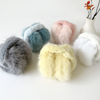 Leopard print plišane zaštitne za uši za žene – toplina i zaštita od vjetra; zima, proljeće, jesen