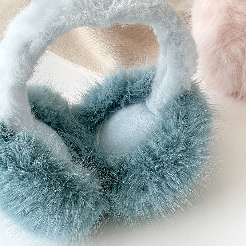 Leopard print plišane zaštitne za uši za žene – toplina i zaštita od vjetra; zima, proljeće, jesen