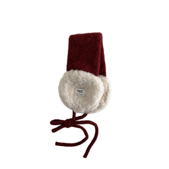 Dječje plišane Ear Muffs s vezicama, pletene, unisex, za zimu i jesen – čuvaju toplinu