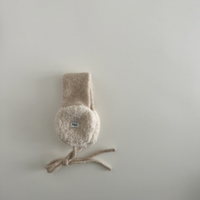 Dječje plišane Ear Muffs s vezicama, pletene, unisex, za zimu i jesen – čuvaju toplinu