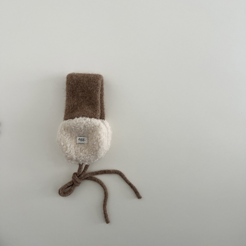 Dječje plišane Ear Muffs s vezicama, pletene, unisex, za zimu i jesen – čuvaju toplinu