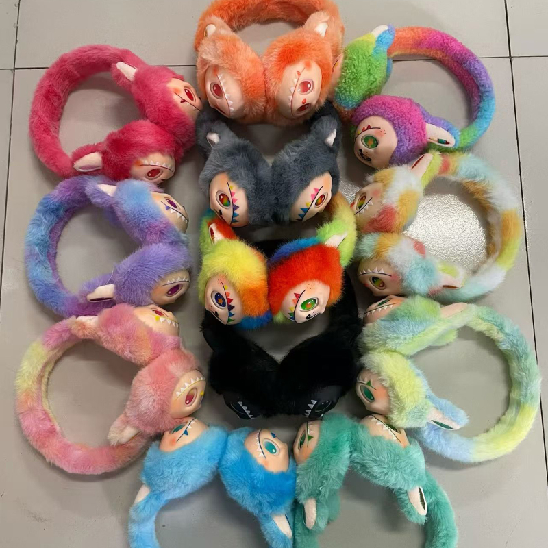 Παιδικά Plush Ear Muffs – Unisex, Χειμωνιάτικα, Καρτούν Στυλ