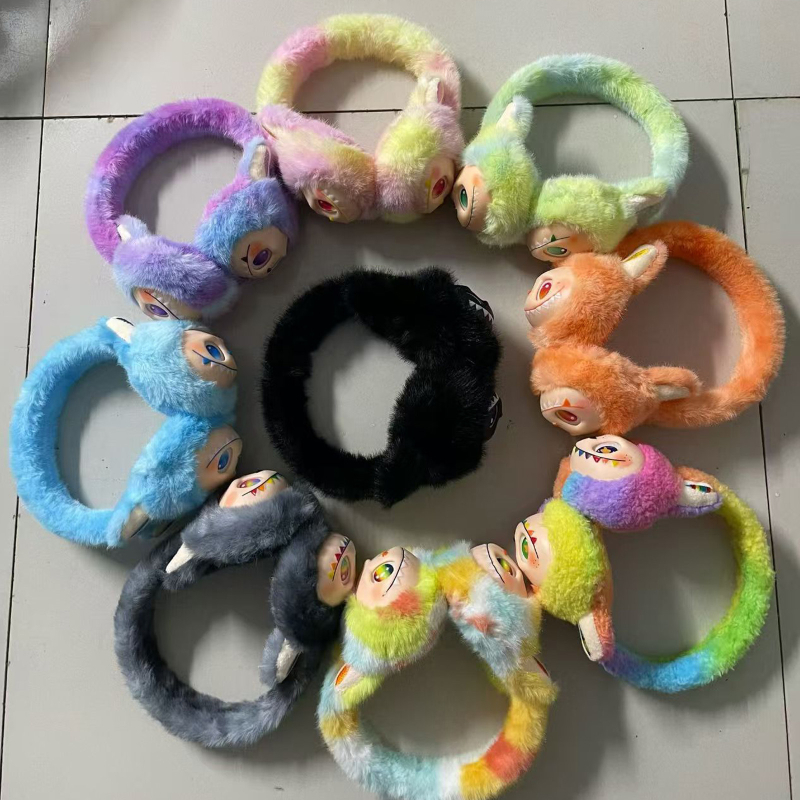 Παιδικά Plush Ear Muffs – Unisex, Χειμωνιάτικα, Καρτούν Στυλ