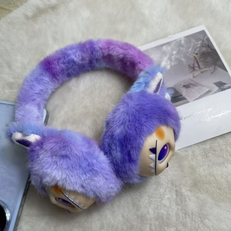 Παιδικά Plush Ear Muffs – Unisex, Χειμωνιάτικα, Καρτούν Στυλ