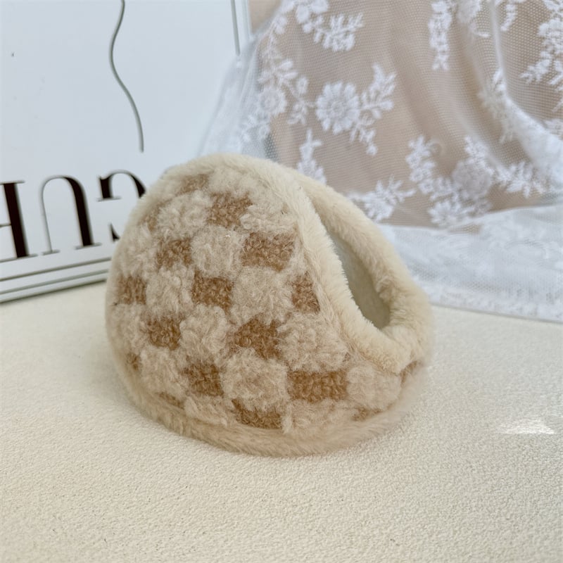 Zimske earmuffs od pliša, stražnja montaža, minimalistički dizajn, unisex, odrasli, za vanjsku upotrebu