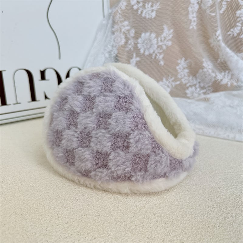 Zimske earmuffs od pliša, stražnja montaža, minimalistički dizajn, unisex, odrasli, za vanjsku upotrebu