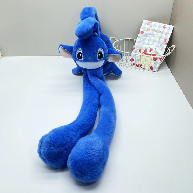 Fangwei Jewelry Dječje plišane ušne zaštitne maskice s pokretnim ušima Labubu zeko cartoon, zimna toplina, za vanjsku upotrebu