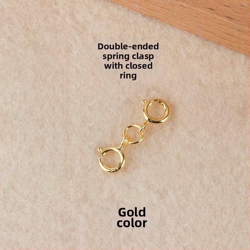 S925 hõbedane kevadrõngas pärleühendusega, käsitöö ehted aksessuaarid, Jerry bränd