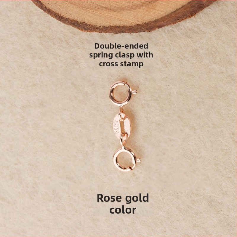 S925 hõbedane kevadrõngas pärleühendusega, käsitöö ehted aksessuaarid, Jerry bränd