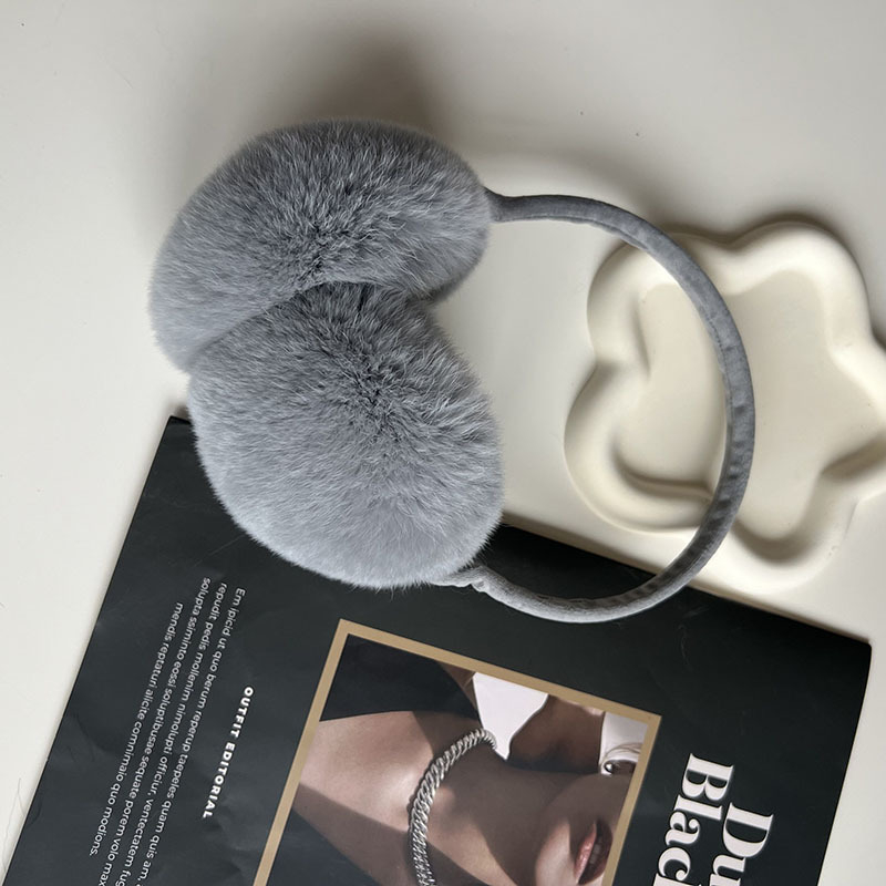 Zimske earmuffs od zečje dlake – topli i otporni na vjetar, unisex, zima/jesen, osnovni/slatki stil