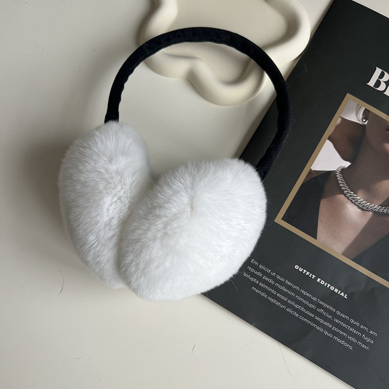 Zimske earmuffs od zečje dlake – topli i otporni na vjetar, unisex, zima/jesen, osnovni/slatki stil