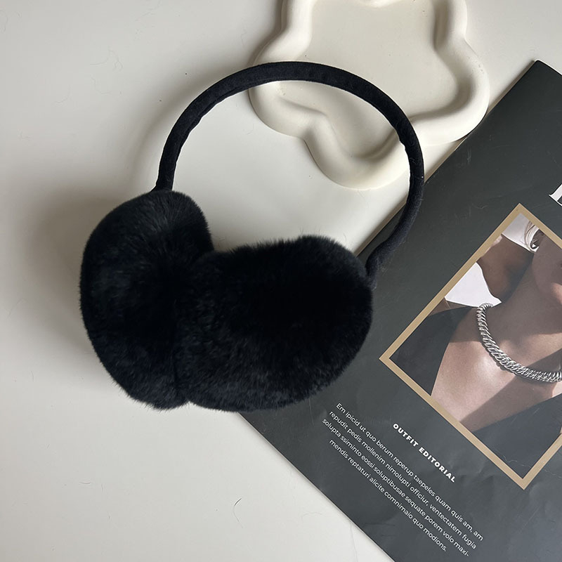 Zimske earmuffs od zečje dlake – topli i otporni na vjetar, unisex, zima/jesen, osnovni/slatki stil
