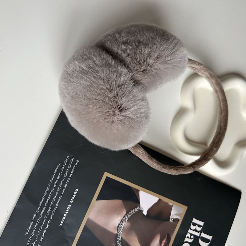 Zimske earmuffs od zečje dlake – topli i otporni na vjetar, unisex, zima/jesen, osnovni/slatki stil