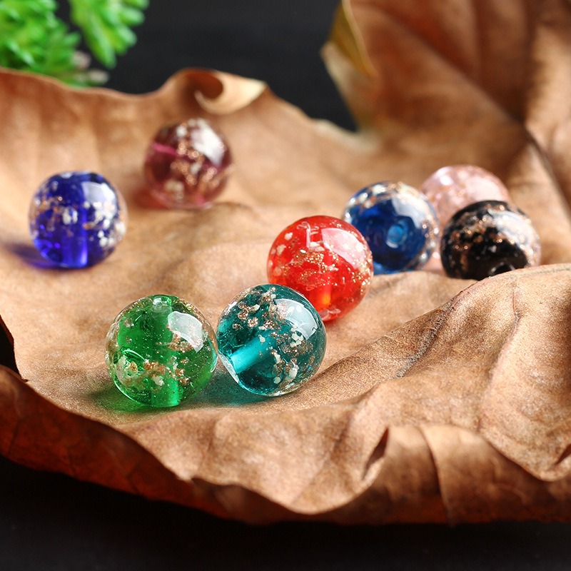 Svijetle staklene perle za DIY nakit, slobodne perle, marka Yujie colored glaze, Proljeće 2021