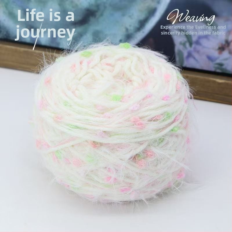 Rankdarbiams mezgimui siūlai: mišri, worsted-spun, siūlų forma