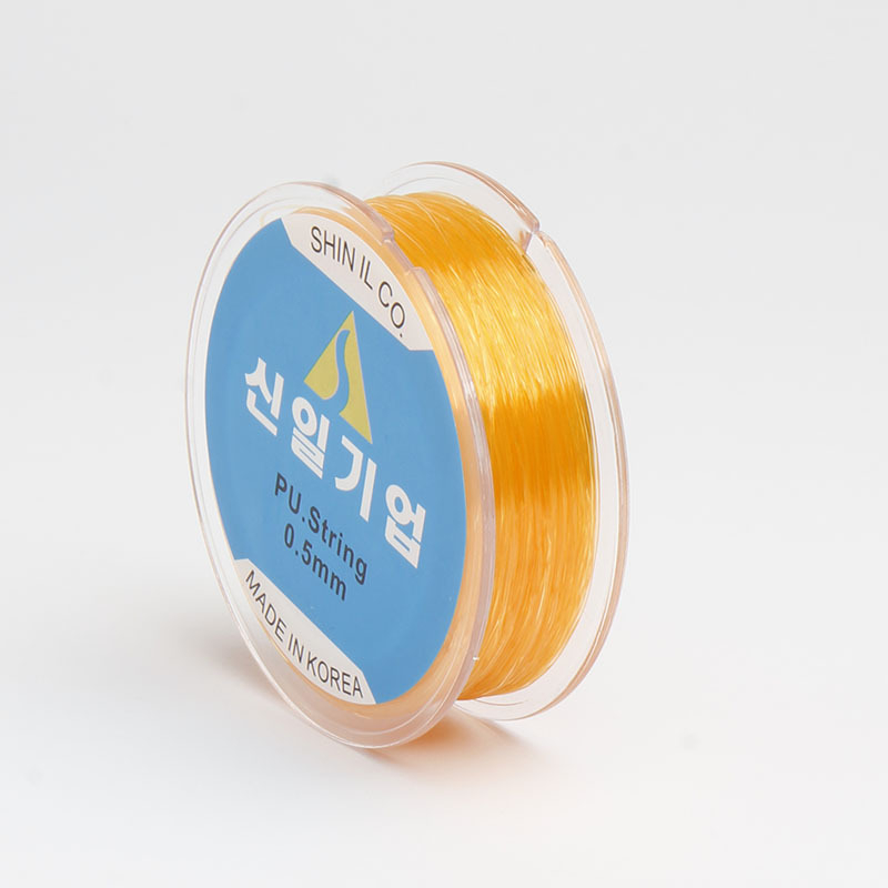 Elastīgā aukla rokassprādžu izgatavošanai ar kristāla pērlītēm – Roku darbs, apaļa, izturīga pret nolietojumu