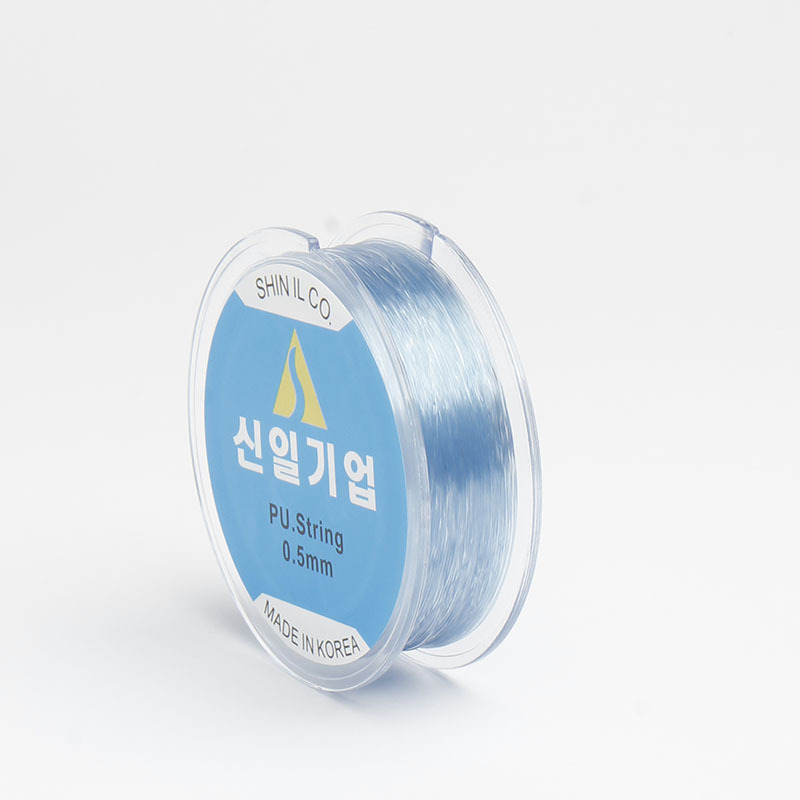 Elastīgā aukla rokassprādžu izgatavošanai ar kristāla pērlītēm – Roku darbs, apaļa, izturīga pret nolietojumu