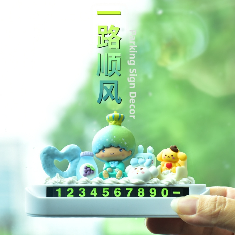 DIY ékszerkészítő készlet – műanyag/gyanta, epoxigyanta bevonat, rajzfilm-stílus, ismétlődő motívum