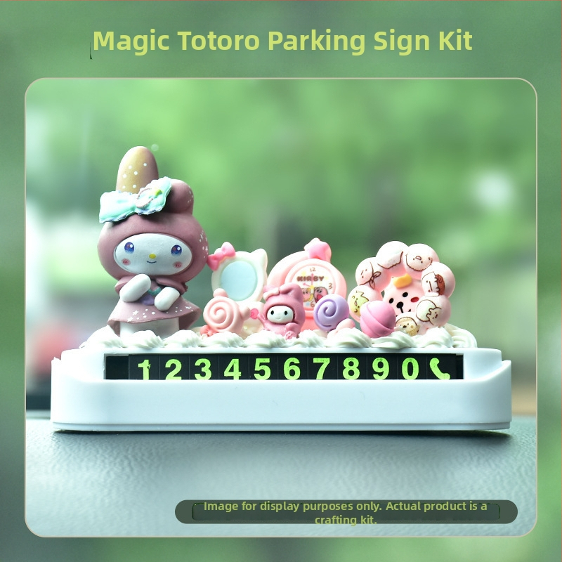 DIY ékszerkészítő készlet – műanyag/gyanta, epoxigyanta bevonat, rajzfilm-stílus, ismétlődő motívum