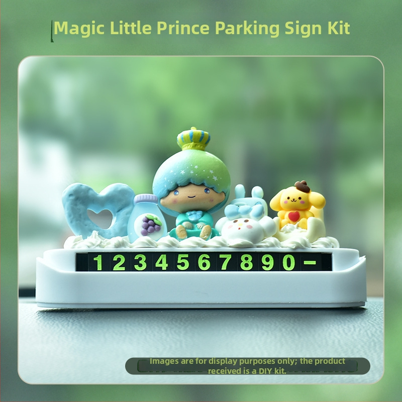 DIY ékszerkészítő készlet – műanyag/gyanta, epoxigyanta bevonat, rajzfilm-stílus, ismétlődő motívum